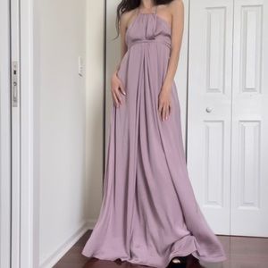 KAUFMANFRANCO Maxi Halter Dress in Lilac